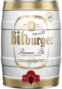 Bitburger party fust 5 liter