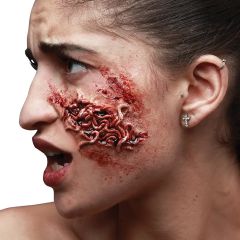 Bloederige Wormen - Realistisch Halloween Wondaccessoire