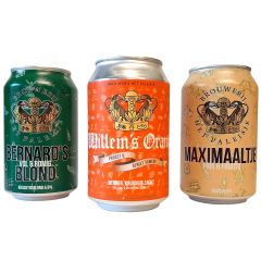 Drie Koningsdag biertjes - Willem's Oranje - Bernard's Blond - Maximaaltje 3x33cl
