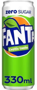 Fanta Exotic ZERO SUGAR blikjes 24x33cl