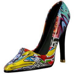 Flessenhouder Street Art Pumps meerkleurig