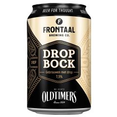 Frontaal - Drop Bock Oldtimer - 33cl Blik