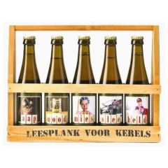 Bier Leesplankje voor Kerels 5x25cl