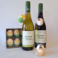 Paas actie Witte en Rode Wijn van Green Trail BIO - 25% Korting!