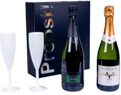 Cava Kerstgeschenk Proefbox + glazen Cava Kerstgeschenk Proefbox + glazen