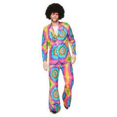 Tye Dye pak - Hippie feestkostuum maat XL