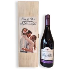 Maak zelf eenvoudig uw persoonlijke boodschap op ons cadeaukistje