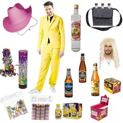 Vrijgezellenpakket met biertasjes (6 personen) - Compleet & Zorgeloos Feest!