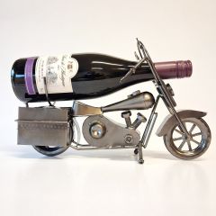 Wijnfleshouder Motorfiets met V-Blok