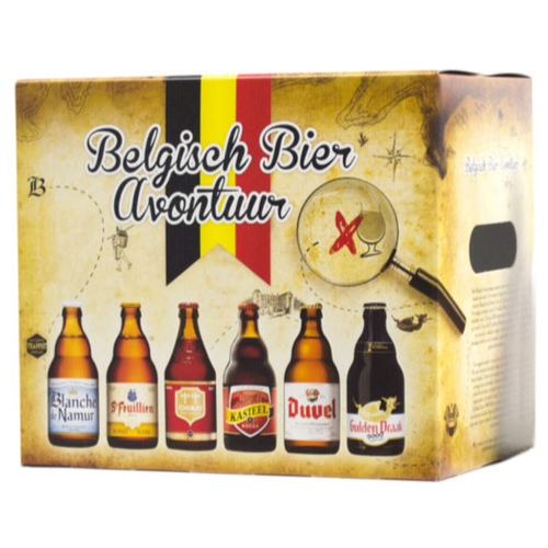 Belgisch Bier Avontuur Geschenkverpakking 6x33cl