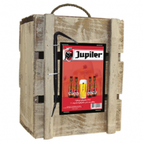 Jupiler Bierbox met breekijzer en glas Giftpack
