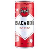 Bacardi rum & cola blik 24x250ml