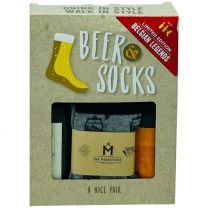 Beer & Socks Giftbox 2x33cl