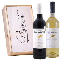 Colombelle BEST WINE Blanc & Rouge in kist 2x75cl 