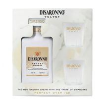 Disaronno Velvet Giftbox 1x70cl + Glazen