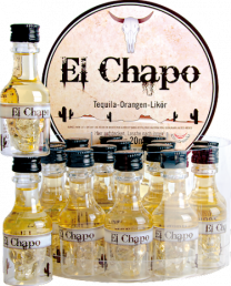 El chapo tequila shotjes.