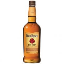 Four Roses whiskey fles 1L