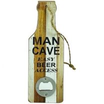 Mini-Opener Man Cave Wandbord 20x7cm