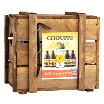 La Chouffe Bierkist met breekijzer 4x33cl