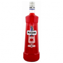 Puschkin Vodka Red Fles liter goedkoop Wodka 
