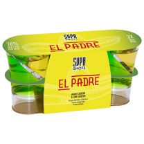 Supa Shots El Padre Aquave & Lime Duo shots Pack 3x2cl