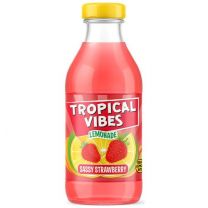 Tropical Vibes Sassy Strawberry fles tray 15x30cl