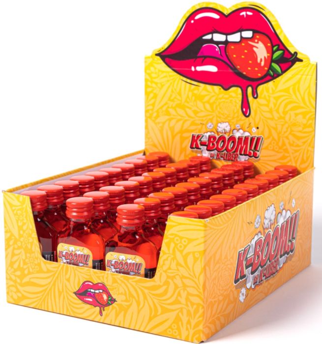 K-BOOM Partyshot aardbei Glas 40x2cl