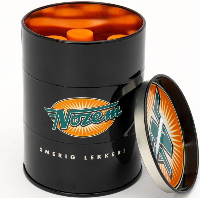 Nozem Oil spaarpot blik 