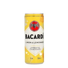 Bacardi Limon Lemonade blik tray 12x25cl