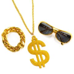 Gangster set - 3-delig - feestaccessoires