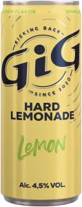 GiG Hard Lemonade Lemon blik tray 12x25cl