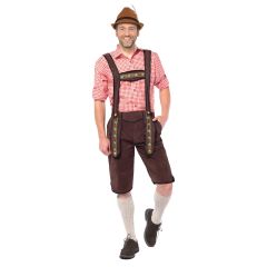 Lederhose Johann Darkbrown Long
