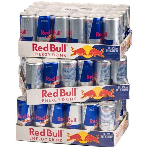 Indsigtsfuld Spiller skak Middelhavet Red Bull Aktie 3x24x25cl