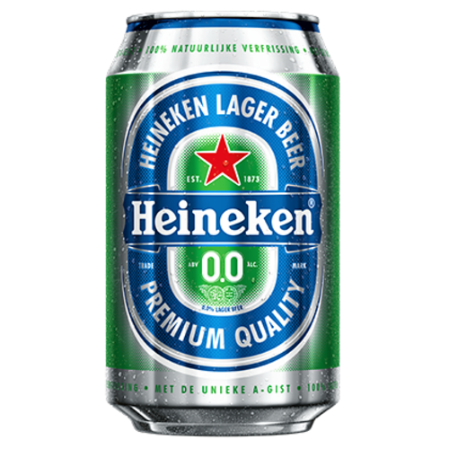 Heineken 0.0% Blik Tray 4x6x33cl 8712000058777