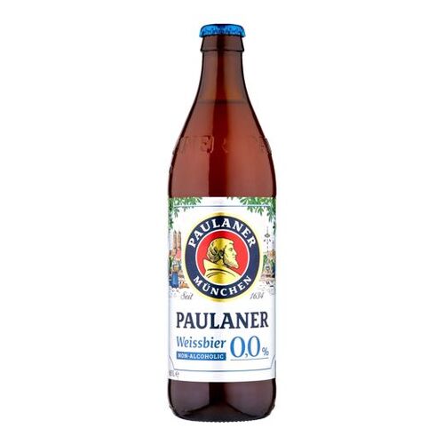 Paulaner Hefe Weissbier Fles Halve Liter 4066600242918