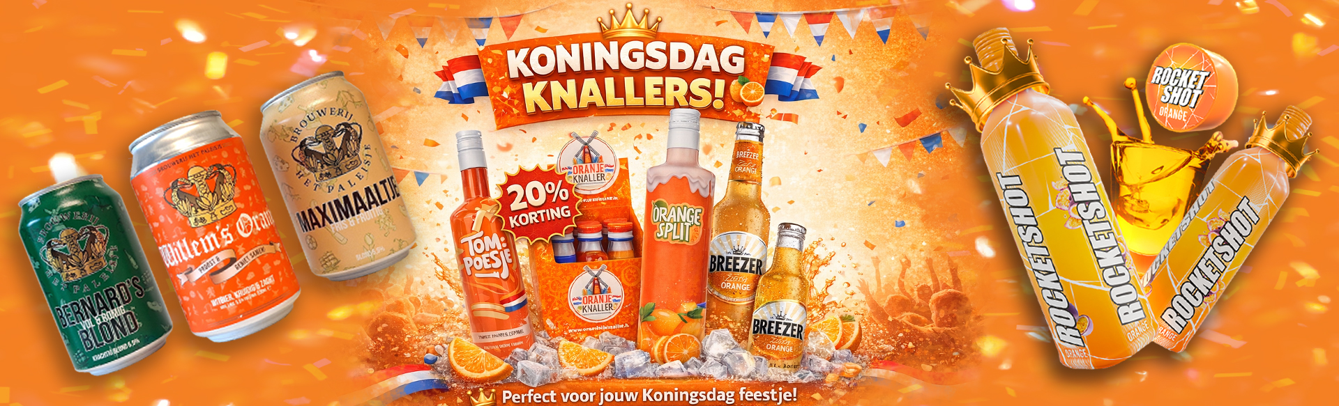 Stel zelf je partyshotjespakket samen met onze handige stuks verkoop!